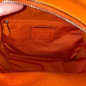 NEW Coach Medium Charlie Backpack (Signature Canvas/Orange) Coach | Bags | New Coach Medium Charlie Backpack Signature  main image 4